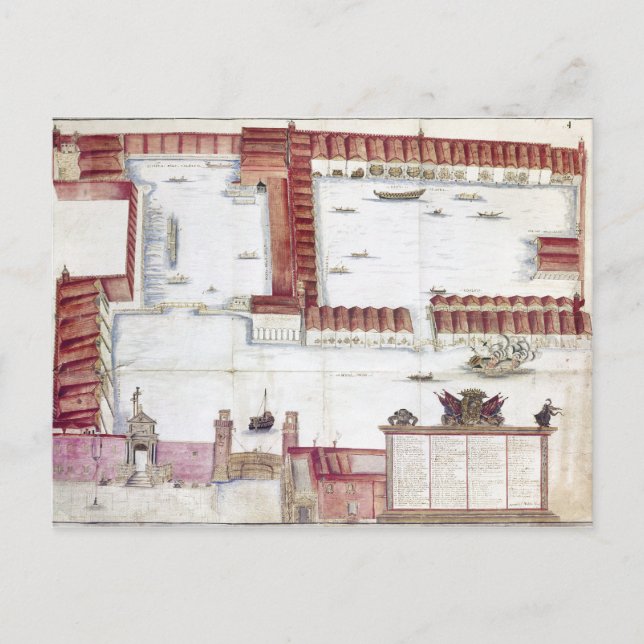 VENEDIG: ARSENALE POSTKARTE (Vorderseite)