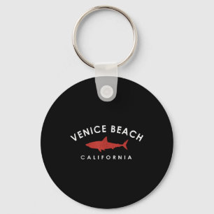 Venedig Beach California Shark Vacation Souvenir V Schlüsselanhänger