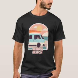 Venedig Beach Retro Pastellfarben Sun & Surfing Va T-Shirt