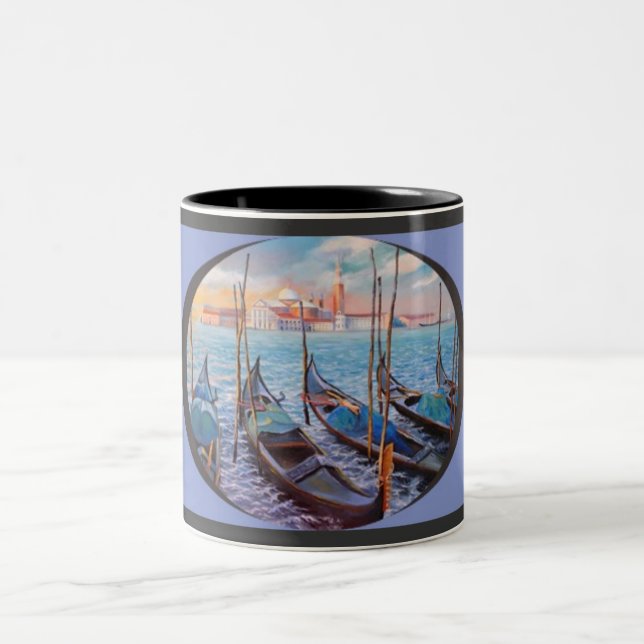 Venedig-Becher Zweifarbige Tasse (Mittel)