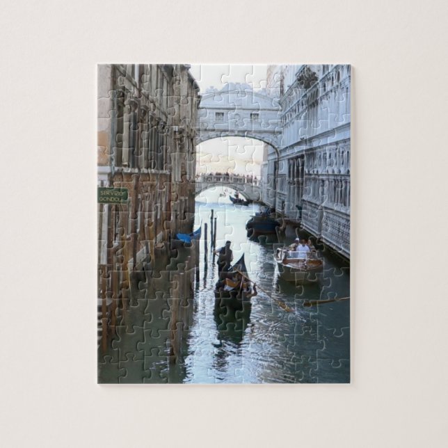 Venedig berühmte Seufzerbrücke, Venedig Italien (Vertikal)