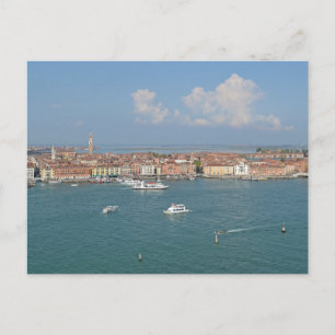 Venedig Birds Augen Reiseplan Postkarte