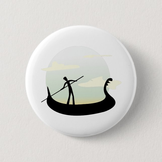 Venedig-Boot Button (Vorderseite)