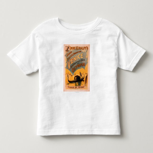 Venedig, Braut des Meeres an den Olympia-Gondeln Kleinkind T-shirt (Vorderseite)