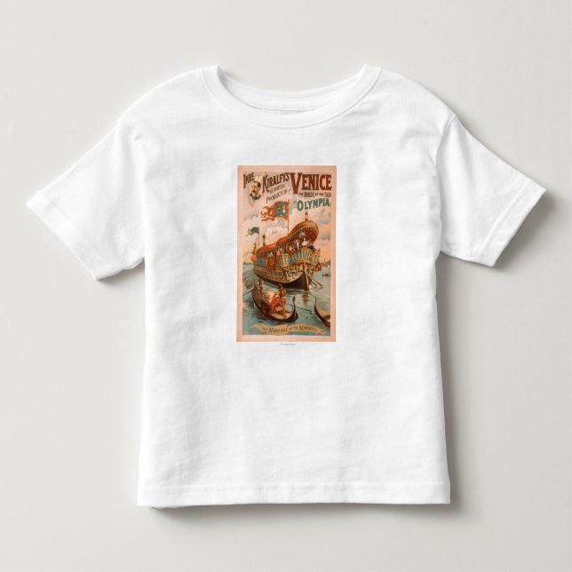 Venedig, Braut des Meeres an Olympia-Gondeln 3 Kleinkind T-shirt (Vorderseite)
