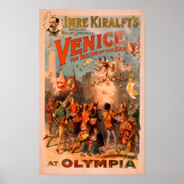 Venedig, Bride of the Sea im Olympia Ballett Poster (Vorne)