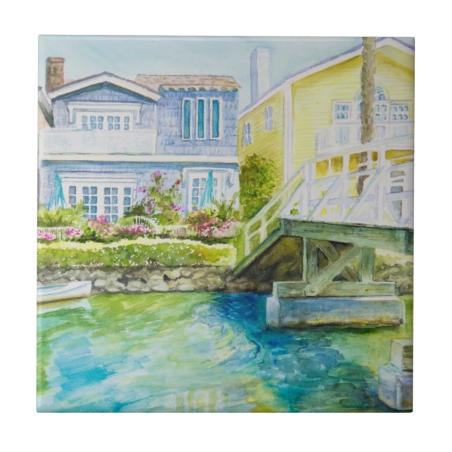 Venedig-Brücke Fliese (Vorderseite)