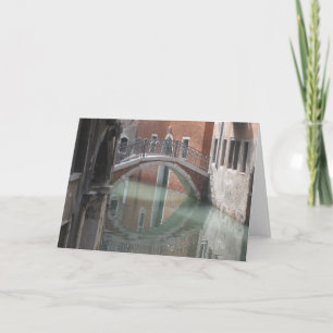 Venedig-Brücke - notecard Karte