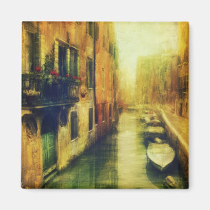 Venedig Canal Balcony Malerei Magnet