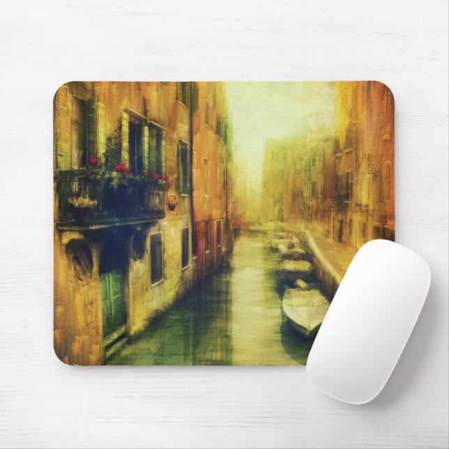 Venedig Canal Balcony Malerei Mousepad (Mit Mouse)