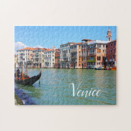 Venedig Canal & gondola, Venezia Italien
