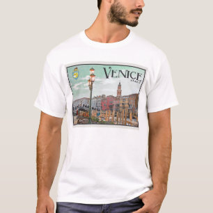 Venedig - Canal Grande und Rialto Brücke T-Shirt