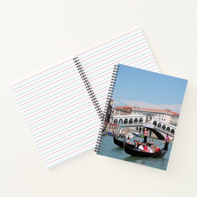 Venedig-Canal-Notebook Notizbuch (Innenseite)