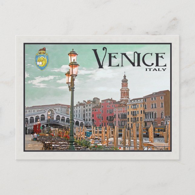 Venedig - Der Canal Grande Postkarte (Vorderseite)