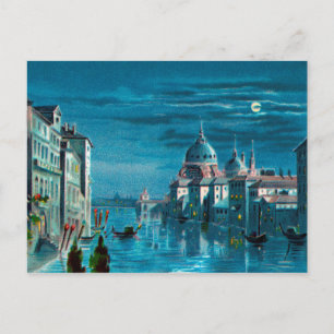 Venedig durch Mondlicht Postkarte