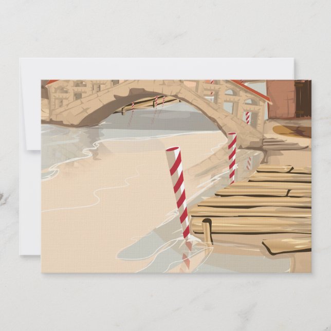 Venedig Einladung (Vorderseite)