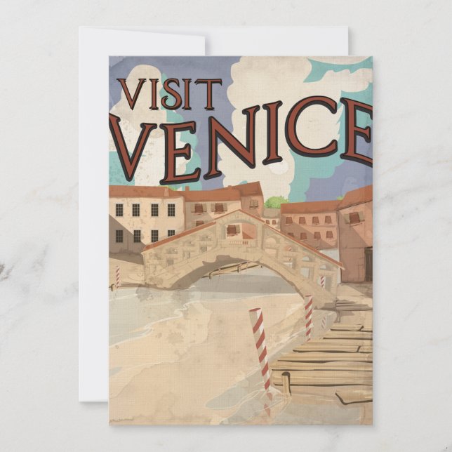Venedig Einladung (Vorderseite)