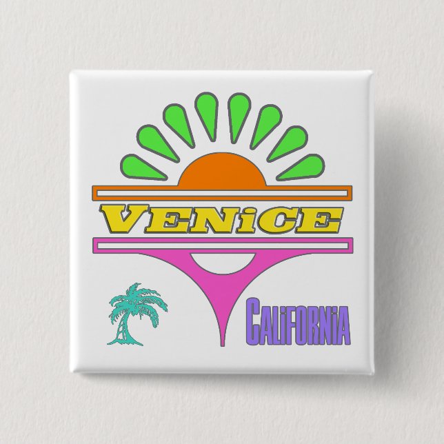 "Venedig Farbige 1"-Taste Button (Vorderseite)