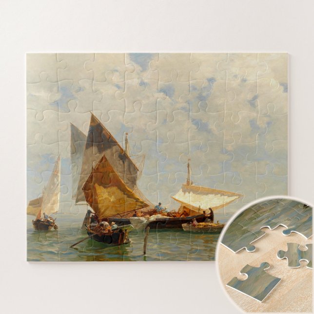 Venedig, Fischerboot in der Lagune (Von Creator hochgeladen)