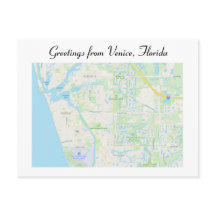 Venedig, Florida Postkarte