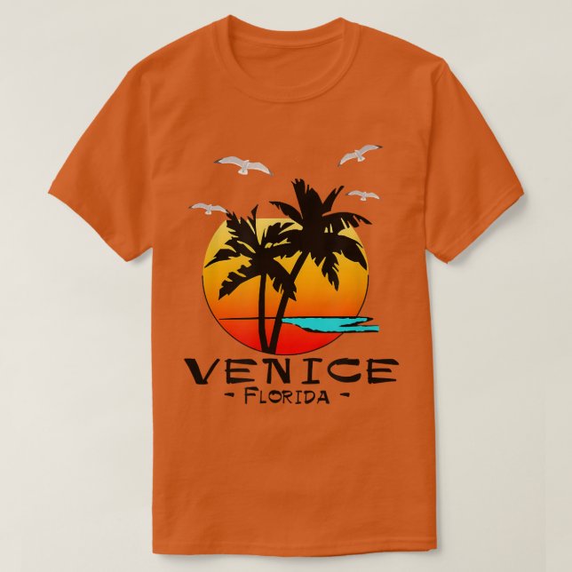 VENEDIG FLORIDA TROPICAL DESTINATION BEACH T - Shi T-Shirt (Design vorne)