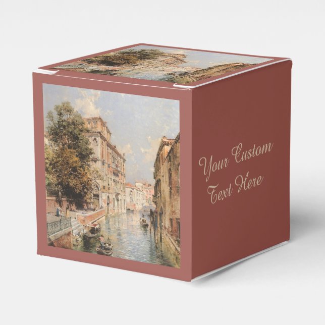 Venedig-Gefälligkeitsbox von Unterberger Geschenkschachtel (Vorderseite)