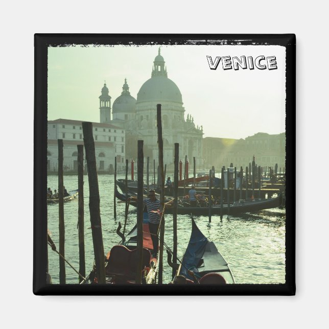 Venedig - Gondeln, Architektur (Kühlschrankmagnet) Magnet (Vorne)