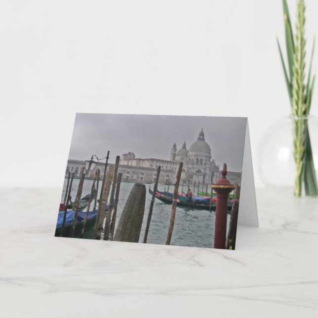 Venedig - Gondeln Karte (Vorderseite)
