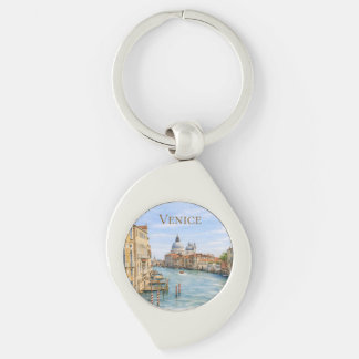Venedig Grand Canal Aquarell Schlüsselanhänger