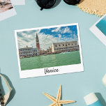 Venedig Grand Canal Doge Palast Piazza San Marco Postkarte<br><div class="desc">Eine wunderschöne Aussicht auf Venedig (Italien) vom Canale Grande. In dieser Postkarte sehen Sie rechts den Doge's Palace,  in der Mitte den Piazza San Marco und etwas weiter zum links Markusplatz.</div>