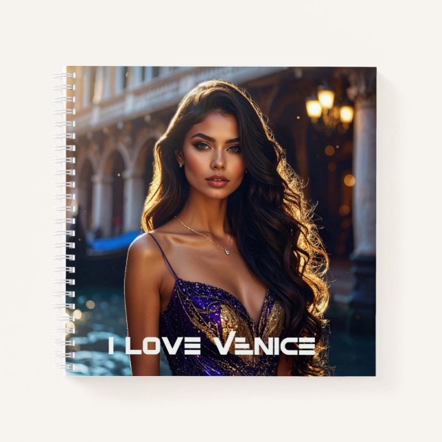 VENEDIG - ICH LIEBE VENEDIG NOTIZBUCH (Vorderseite)