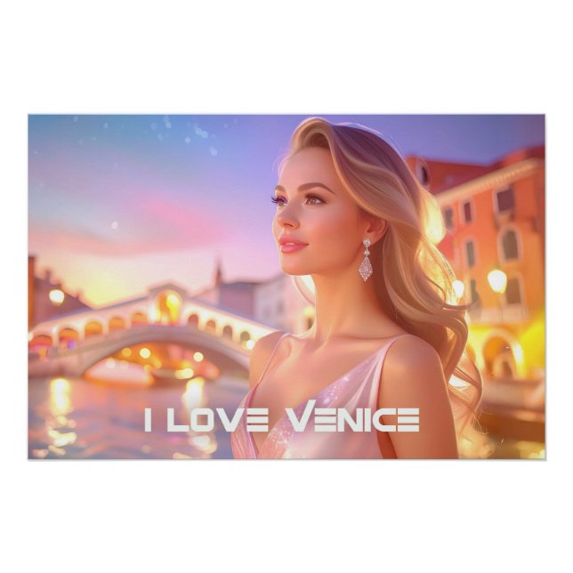 VENEDIG - ICH LIEBE VENEDIG - POSTER (Vorderseite)