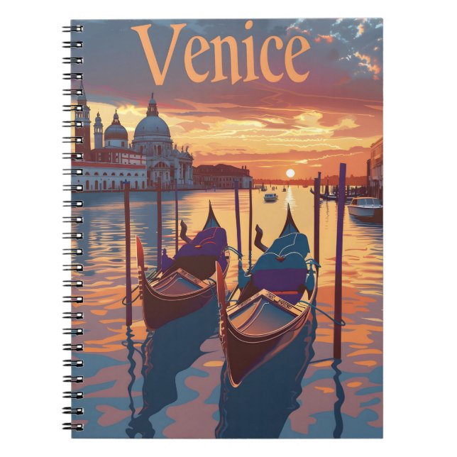 Venedig-Illustration Notizblock (Vorderseite)