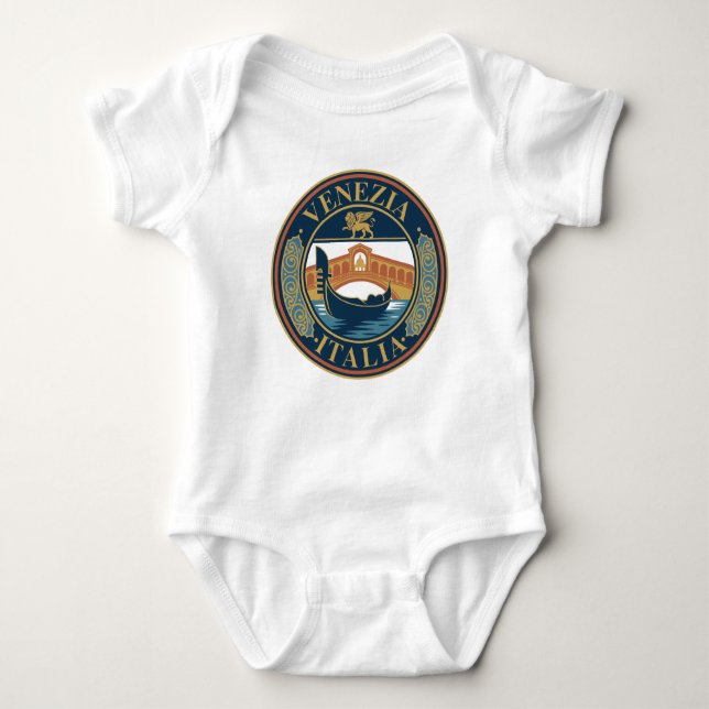 Venedig Italien Baby Strampler (Vorderseite)