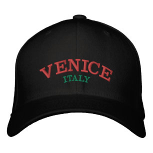 Venedig Italien bestickt mit individuellem Hut
