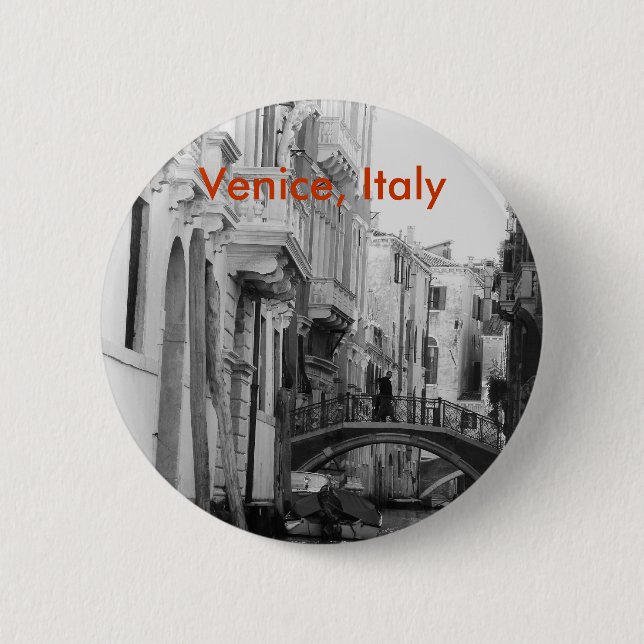 Venedig, Italien Button (Vorderseite)