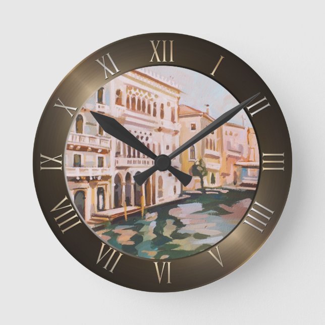 Venedig, Italien | Ca' d'Oro Palace Runde Wanduhr (Vorderseite)