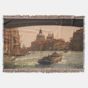 Venedig-Italien-Canal Vintag Decke
