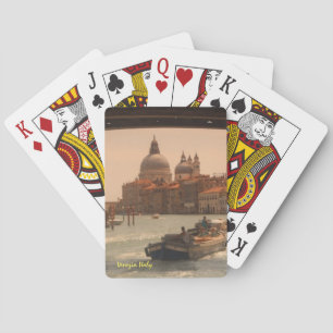 Venedig-Italien-Canal Vintag Spielkarten
