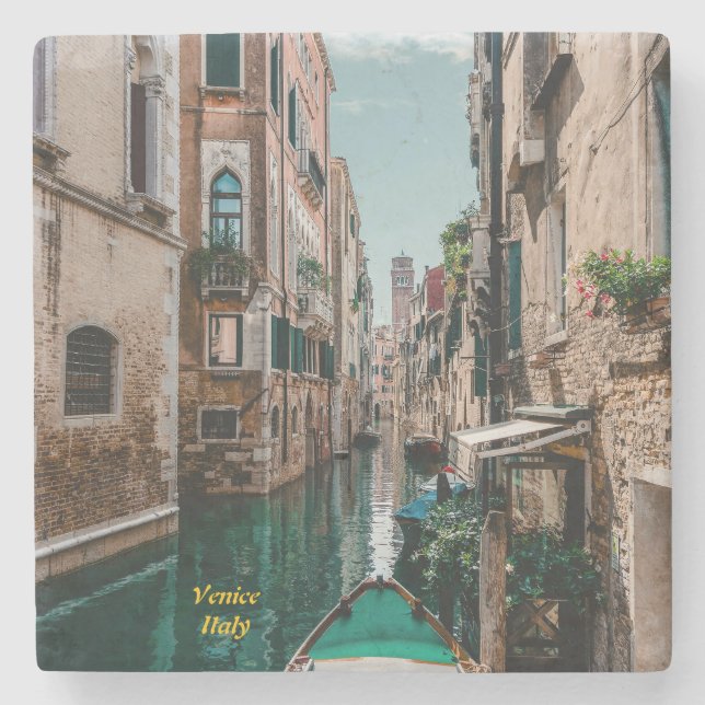 Venedig Italien Die florierende Stadt Steinuntersetzer (Vorderseite)