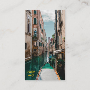 Venedig Italien Die Schwimmende Stadt Visitenkarte