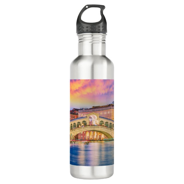 Venedig Italien Edelstahlflasche (Vorderseite)