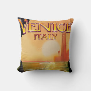 Venedig, Italien, ein Reiseplakat Kissen