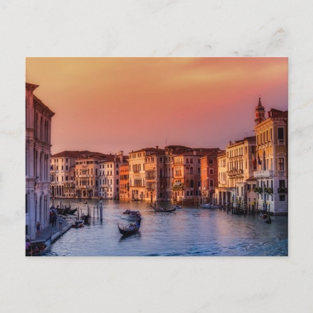 Venedig, Italien Einladungspostkarte (Vorderseite)