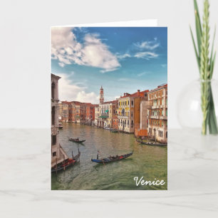 Venedig, Italien Feiertagskarte