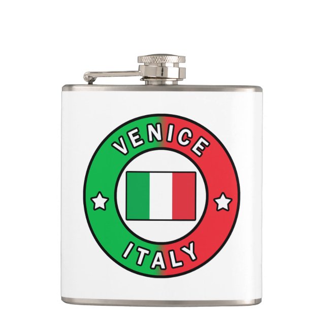 Venedig Italien Flachmann (Vorderseite)