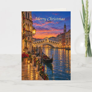 Venedig Italien Frohe Weihnachten