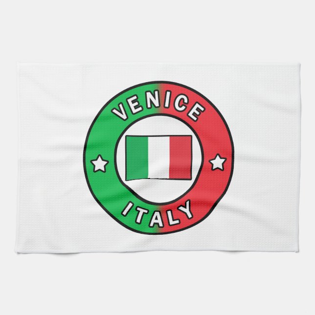 Venedig Italien Geschirrtuch (Horizontal)