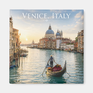 Venedig Italien Grand Canal Gondel Sonnenuntergang Magnet