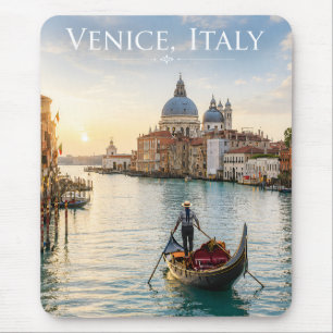 Venedig Italien Grand Canal Gondel Sonnenuntergang Mousepad